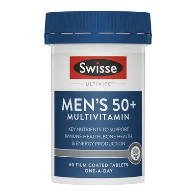Swisse Men's Ultivite 50+ Multivitamin 90 Tablets