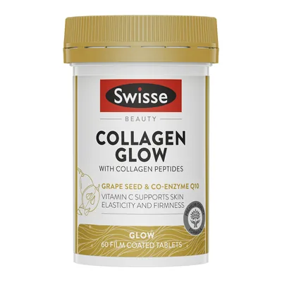 Swisse Beauty Collagen Glow With Collagen Peptides 60 Tablets