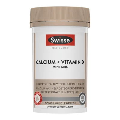 Swisse Calcium + Vitamin D Mini 300 Tables