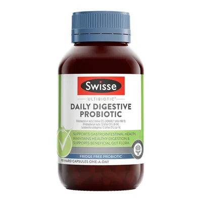 Swisse Ultibiotic Daily Digestive Probiotic 90 Capsules