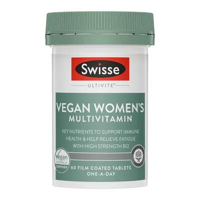 Swisse Ultivite Vegan Women's Multivitamin 60 Tablets
